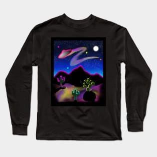 UFO Desert Party Long Sleeve T-Shirt